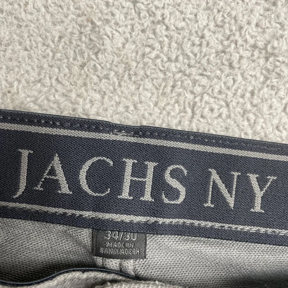💥   Men's Size 34x30 Gray Chinos Pants 5 Pocket Stretch